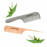 C I Black Boom Organic Green Neem Wooden Hair Comb Healthy Haircare For Men & Women | Combo C02 and C04